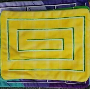 Yellow and Green Kids Sensory Puzzle Mat